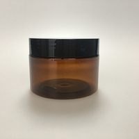 Pot en Plastique PET de Crème Cosmétique Transparent et Vide, Vente en Gros, Différentes Capacités (50ml, 80ml, 100ml, 120ml, 150ml, 200ml, 250ml) avec Couvercle PET