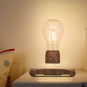 HCNT Intelligent Creative Gifts Bulb <b>Table</b> <b>Lamp</b> Magnetic Levitating Floating Bulb Light for Home Personalized Gifts - Product Image 2