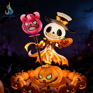 Lanterne Citrouille Fantôme Personnalisée Faite à la Main, Étanche, pour <span class=keywords><strong>Halloween</strong></span> – Offre Spéciale - Product Image 3