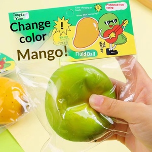 Jouet anti-stress mangue à couleurs changeantes, créatif, à rebond lent, moulable, à changement de température - Product Image 3