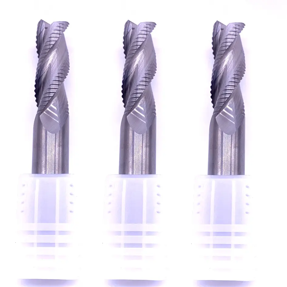 คาร์ไบด์ Endmills คาร์ไบด์4ขลุ่ยหยาบ Endmill เครื่องมือ