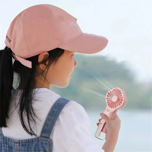 Handheld Water Cooling Fan USB Rechargeable Portable Small Air Cooler 4 Speed Cooling <b>Spray</b> Humidifier Fan Low Noise Summer Gift - Product Image 4