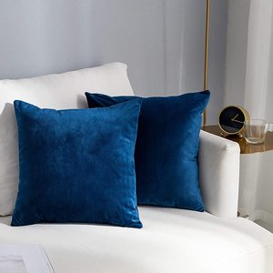 18 X 18 Inch 45 X 45 cm Custom Polyester Square Decorative Pillowcase Luxury Sofa <strong>Velvet</strong> <strong>Cushion</strong> <strong>Covers</strong> - Product Image 2