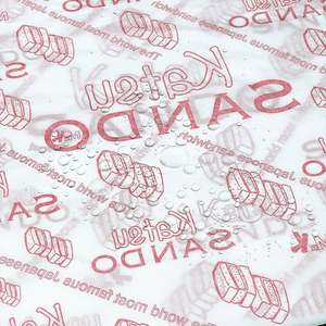 Custom <b>Coloured</b> Logo Printed PE Coated Greaseproof Waterproof Eco-Friendly Disposable Hamburger Sandwich Packaging - Product Image 5