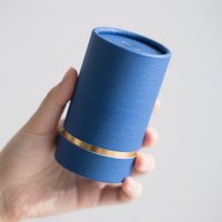 Laminage mat personnalisé Personnalité de luxe Conception Cylindre Parfum cosmétique Huiles essentielles Soins de la peau Bougie Emballage Tube en papier