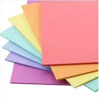Feuille acrylique pastel personnalisée plaques acryliques coulées de couleur macaron pour la décoration