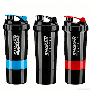 Borraccia Shaker per Proteine a 3 Strati con Logo Personalizzato, Grande Capacità, per Body Building, Esercizio Fisico e Palestra - Product Image 6