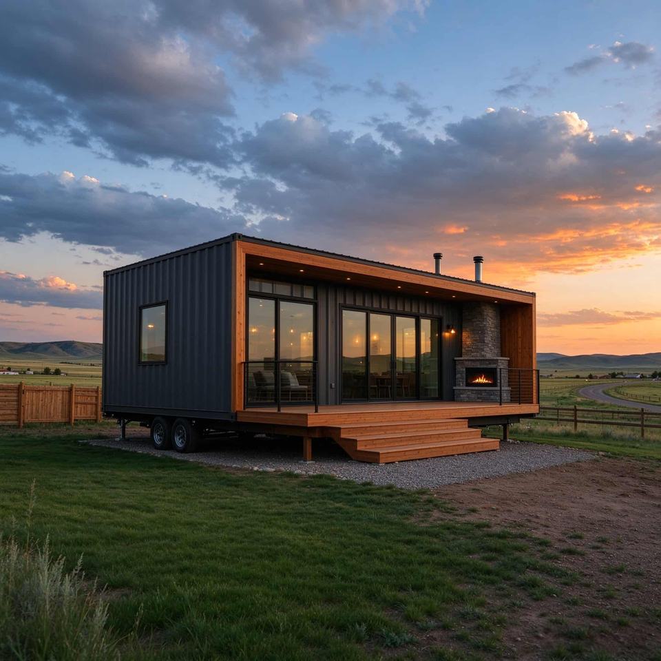 Two Story Container Home Layout Luxury 2 Story Modular Prefab Container House With Glass Balcony ...