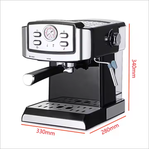 Household Semi Automatic <b>Coffee</b> <b>Machine</b> 15 Bar High Pressure Espresso Maker Stainless Steel For Latte Cappuccino - Product Image 3