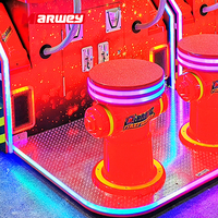 Mesin Game Arcade Tembak-tembakan Air Marwey Simulate, Game Pemadam Kebakaran, Game Tembak-tembakan Arcade Indoor untuk Anak-anak
