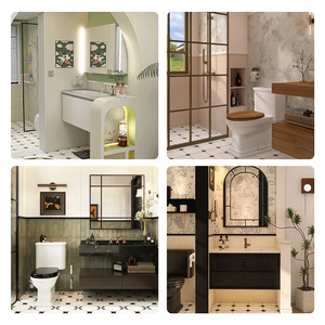 Piastrelle in Porcellana Stile Francese Retrò con Piccoli Fiori, Opache e <span class=keywords><strong>Antiscivolo</strong></span> 600x600mm <span class=keywords><strong>per</strong></span> Villa, Cucina e Bagno - Product Image 2