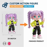 Figura de Juguete de Vinilo Personalizada Ecológica, Figura de Personaje de Plástico Auténtica para Marketing Sostenible, CE SEDEX