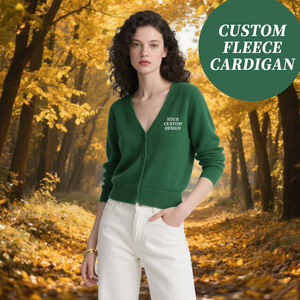 Высококачественный уютный Повседневный осенне-зимний трикотажный женский кардиган, свитер, заводской вязаный кардиган на заказ для женщин, свитер - Product Image 1