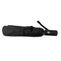 Parapluie promotionnel en gros avec logo, imperméable, coupe-vent, anti-UV, pliable automatique à trois volets pour la pluie