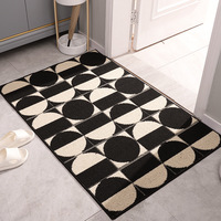 Tapis de porte et tapis en mousse modernes, lavables, rembourrés, doux, confortables, antidérapants, pour entrée, tapis de sol intérieur