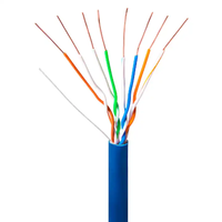 Kabel Patch FTP tembaga asli Cat 5e 305m kabel Patch UTP Cat5e dalam ruangan untuk kategori komunikasi