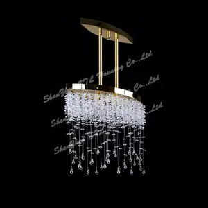 豪华餐室灯现代水晶吊灯吊灯用于厨房岛ETL82081