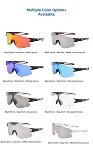 <strong>Stella</strong> TR90, with UV400 Photochromic Lenses, and Half-Rim Aerodynamic Shield, for Riding Running and Climbing. - Product Image 5