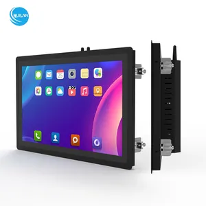 15.6 pollici incorporato Android tablet PC Android 7.1/8.1/9/11 industriale PCAP Touch Panel PC robusto AIO computer