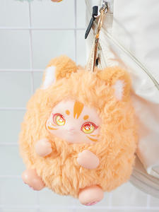 Boîte mystère en peluche d'animaux exotiques <span class=keywords><strong>de</strong></span> la montagne et <span class=keywords><strong>de</strong></span> la mer, style chinois chic, véritable, Chaozhou, sac <span class=keywords><strong>de</strong></span> jeu, clé, poupée, cadeau - Product Image 4