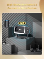 YDH-P20 2025 Vente Chaude 4K Projecteur 750 Lumens 150 Pouces Android 13 Intelligent 1080P Home Cinéma Portable Mini Projecteur 4K