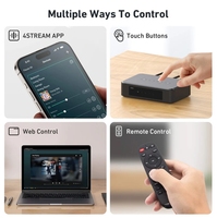 Aryic S10 + AirPlay USB optik teater Rumah, pita musik hi-res nirkabel BT untuk sistem AV cerdas