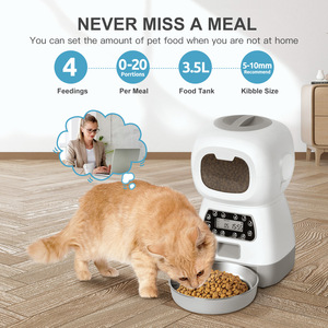 Comedero Automático Inteligente para Mascotas con WiFi de 3.5L para Gatos y Perros Pequeños, Dispensador de Comida Programable con Control por Aplicación, Grabación de Voz de 10 Segundos - Product Image 6