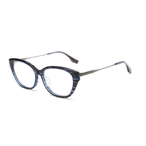 高级デザイナー厚いアセテートメガネ光学フレーム女性カスタムロゴ特大厚いフレームチタンメガネ男性JMM89RX - Product Image 5