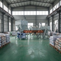 Pasokan Pabrik Mesin Pencampur Pita Bubuk Plester Dinding Kering Premix