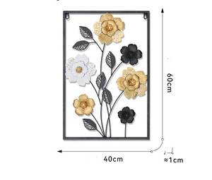 Y458 décorations murales modernes en métal <span class=keywords><strong>salon</strong></span> fond pendentifs <span class=keywords><strong>décoration</strong></span> <span class=keywords><strong>murale</strong></span> lumière luxe créatif fer suspendu - Product Image 6