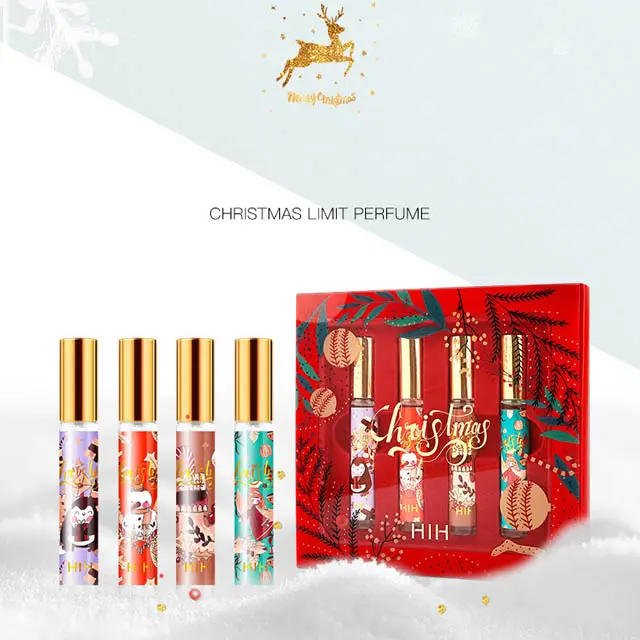 Luxe Body Mist Spray 4 Stuks Langdurige Verfrissende Geur Parfum Christmas Gift Set Voor Vriendin Moeder En Beste Vriend