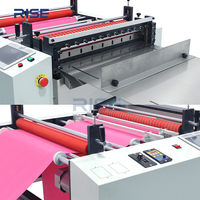 Machine de découpe de feuilles personnalisée RS600T PLC, à arbre gonflable, tout-en-un, pour rouleaux de papier/PVC, avec ressort
