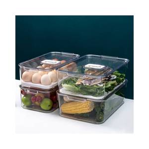 Pet+pp Kitchen Pantry Organizer And Storage Tank Airtight Food Transparent Storage Box