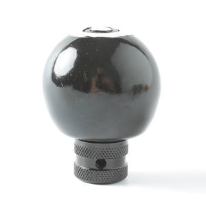 Kenop Pemindah Gigi Bola Billiard 8 Delapan Kolam, Hitam dengan Adaptor Universal Kendaraan AT/MT Kepala Tuas Pemindah Gigi - Product Image 2