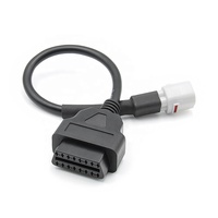 Cable OBD2 para Motocicleta, Adaptador de 4 Pines a 16 Pines OBD2, Compatible con Motocicletas Yamaha