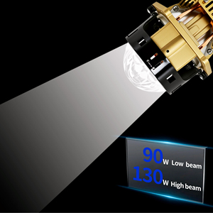 Chenlang Super brillante 130W Bi-LED proyector lente coche faro Retrofit Kit 3 pulgadas con dos láser sin pérdidas para H4 LED faros - Product Image 6