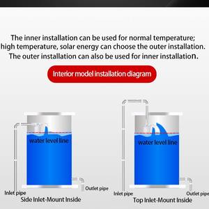 1/2การไหลของน้ำขนาดใหญ่ "3/4" 1 "ถังน้ำลอยบอลวาล์วน้ำพลาสติกลอยน้ำการควบคุมระดับหอคอยน้ำแบบอัปเกรด - Product Image 4