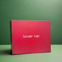 Boîtes en carton de luxe personnalisées pour emballage de chemise de costume, logo de marque imprimé en relief pour l'expédition de stockage de sous-vêtements de vêtements