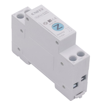 Disjoncteur intelligent Zigbee Tuya WiFi 1P+N, interrupteur temporisé intelligent, relais 40A 63A, contrôleur de puissance, comptage kWh, surveillance MCB