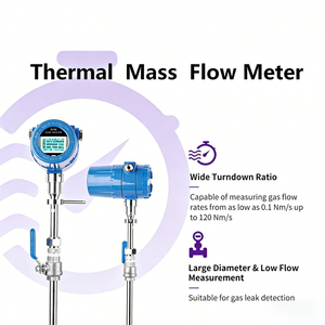 Débitmètre massique thermique personnalisable OEM <span class=keywords><strong>pour</strong></span> l'air, l'azote, l'oxygène, l'argon, le dioxyde de carbone, l'hydrogène et l'hélium - Product Image 1
