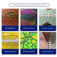 Fabricant de ballons de rugby personnalisés OEM/ODM de Fujian avec couture mécanique et traitement sur mesure