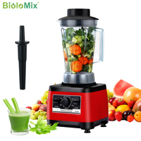 Licuadora Comercial de 2200W, 2L, 9 Velocidades, Motor de Cobre Puro, Resistente, Libre de BPA, Trituradora de Hielo, Procesador de Alimentos, a Prueba de Fugas