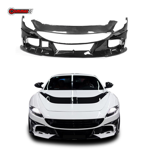 ขอบกันชนหน้าสำหรับ Ferrari Roma ชิ้นส่วนรถยนต์คาร์บอนไฟเบอร์แห้งสไตล์ Msy - Product Image 1