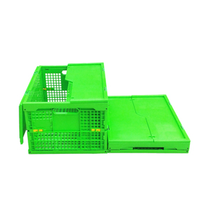 Maglia pieghevole impilabile in HDPE stoccaggio agricoltura uova e verdura magazzino fatturato in movimento cestello di plastica cassa - Product Image 1