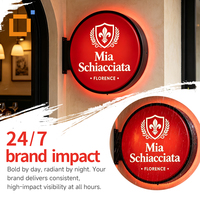 Enseigne publicitaire lumineuse pour boulangerie, panneau LED rétroéclairé, affiche personnalisée, décoration de vitrine de pâtisserie, en aluminium