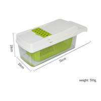 Multifunctionele Plastic Slicer Fruit Groente Snijder Salade Maker Aardappel Ui Wortel Cutter Keuken Helper