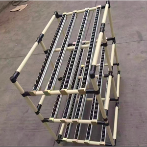 AOCHEN 산업용 조정 가능한 중력 롤러 선반 창고 보관용 스틸 플로우 랙 선반 시스템 - Product Image 6