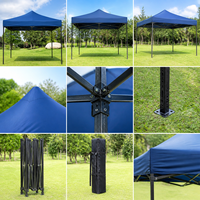 Tente commerciale rétractable portable, pliable, légère, durable, avec logo personnalisé, pour centre commercial, salon professionnel
