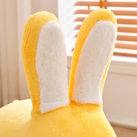 Chaise d'appoint mobile pour enfants lapin mignon avec roues tabouret à langer confortable pour salon chambre école appartement