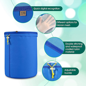 Kit de Extracción de Extracto de Plantas de 5 Galones y 5 Bolsas, Material PET Moderno, Bolsas para Hacer Hash de Burbujas, Bolsas de Hielo con Pantalla de Prensado para Jardinería - Product Image 4